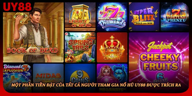 Một phần tiền đặt của tất cả người tham gia nổ hũ UY88 được trích ra